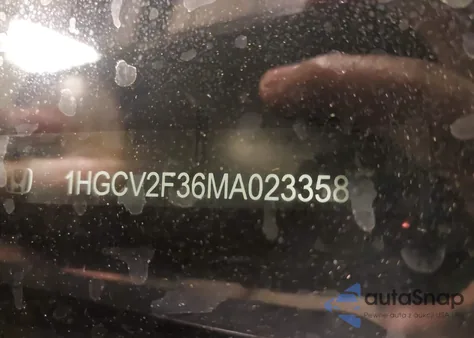 2021 Honda Accord Sport из США, поврежденный, VIN 1HGCV2F36MA023358